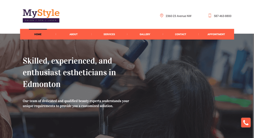 Beauty Salon in Edmonton